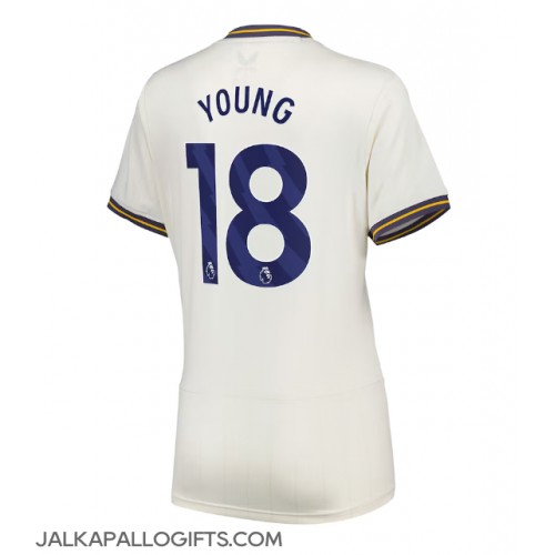 Everton Ashley Young #18 Kolmaspaita Naiset 2024-25 Lyhythihainen